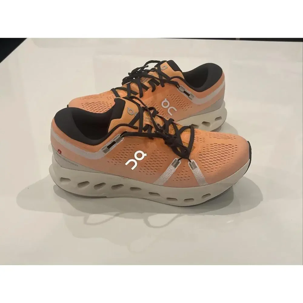 On Cloudsurfer 2 3MF10123126 Sneaker Mens 8 Tangerine Ivory Running Shoes 11.5